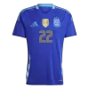 L.MARTÍNEZ #22 Argentina Soccer Jersey Away Custom Shirt 2024 - bestsoccerstore