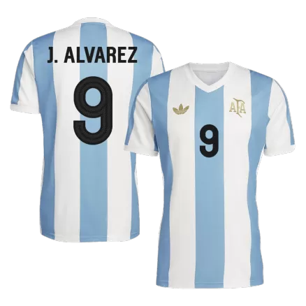 J.ALVAREZ #9 Argentina Soccer Jersey Custom Shirt 2024 - bestsoccerstore