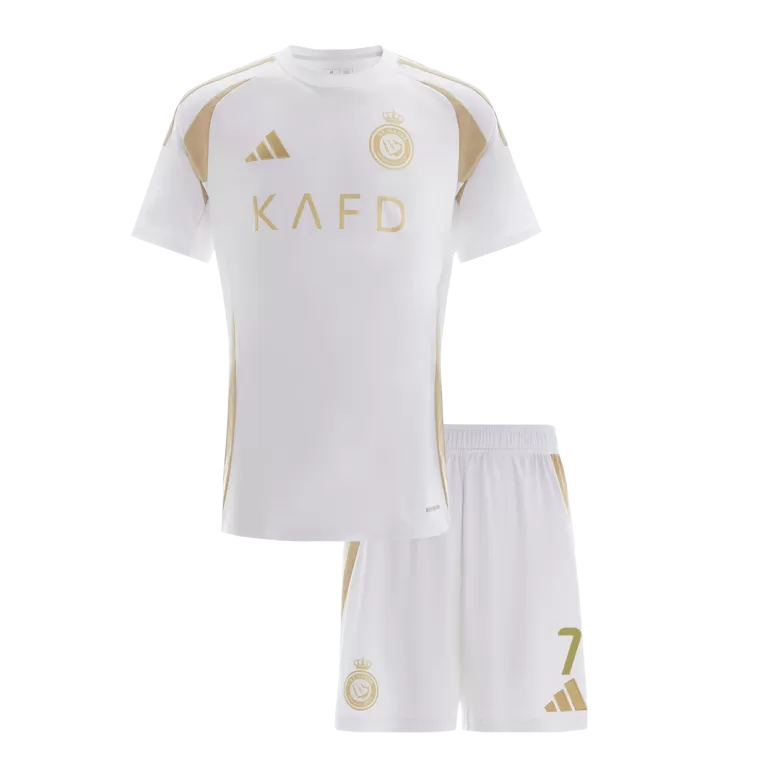 Kids Al Nassr RONALDO #7 Third Away Soccer Kits2024/25 ACL - bestsoccerstore