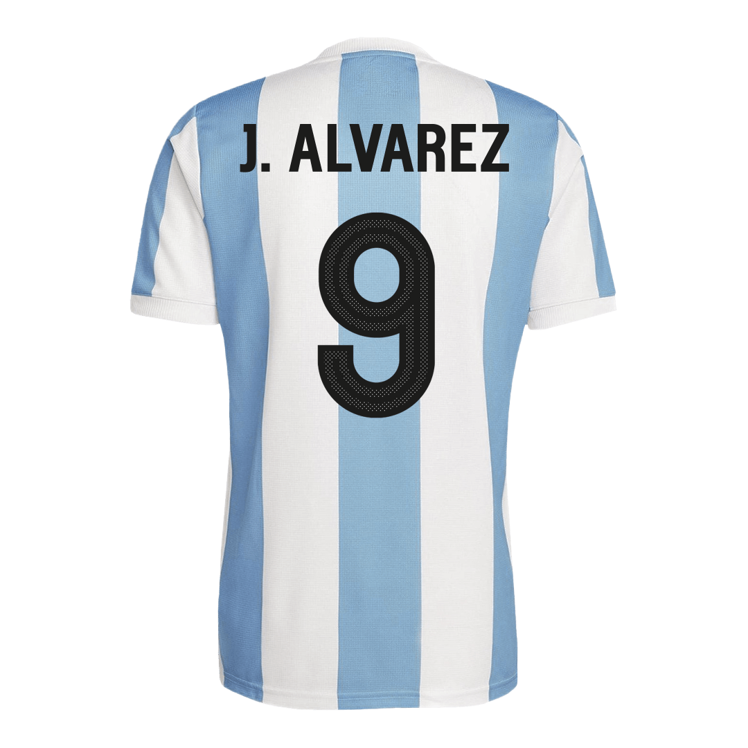 Argentina Jersey Custom J.ALVAREZ #9 Soccer Jersey
