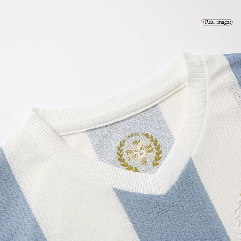 Kids Argentina Custom Soccer Kits 2024 50th Anniversary - bestsoccerstore