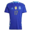 GARNACHO #17 Argentina Soccer Jersey Away Custom Shirt 2024 - bestsoccerstore