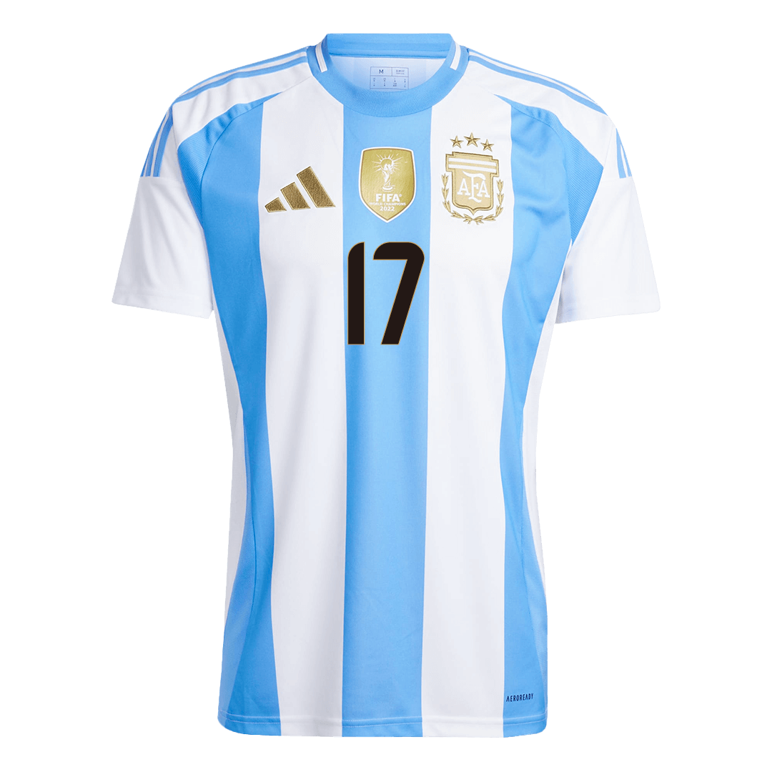 Argentina Jersey Custom GARNACHO #17 Soccer Jersey Home