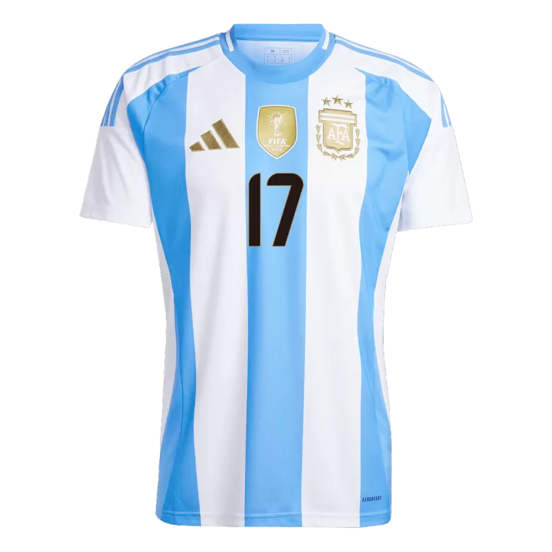 GARNACHO #17 Argentina Soccer Jersey Home Custom Shirt 2024 - bestsoccerstore