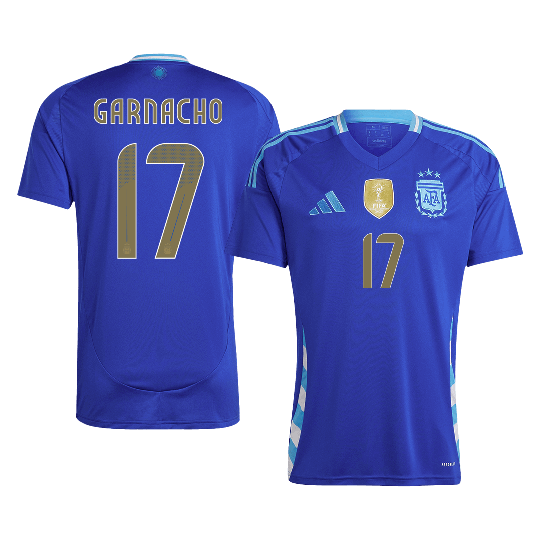 Argentina Jersey Custom GARNACHO #17 Soccer Jersey Away - bestsoccerstore