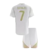 Kids Al Nassr RONALDO #7 Third Away Soccer Kits2024/25 ACL - bestsoccerstore