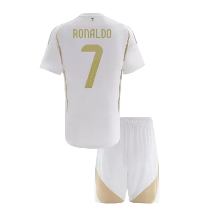 Kids Al Nassr RONALDO #7 Third Away Soccer Kits2024/25 ACL - bestsoccerstore