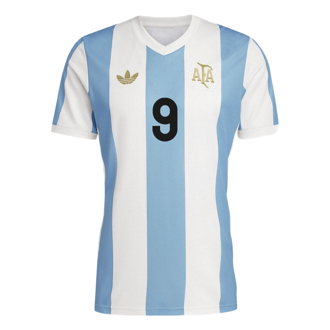 Argentina Jersey Custom J.ALVAREZ #9 Soccer Jersey