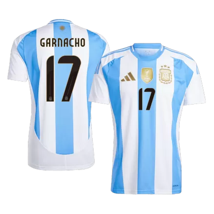 GARNACHO #17 Argentina Soccer Jersey Home Custom Shirt 2024 - bestsoccerstore