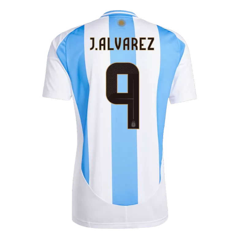 J.ALVAREZ #9 Argentina Soccer Jersey Home Custom Shirt 2024 - bestsoccerstore