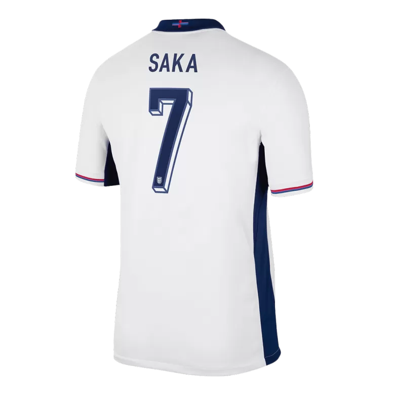 England Jersey Custom SAKA #7 Soccer Jersey Home 2024 - bestsoccerstore