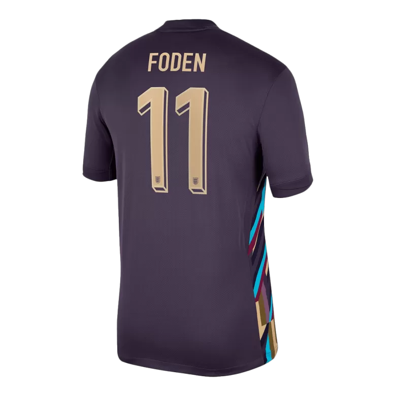 England Jersey Custom FODEN #11 Soccer Jersey Away 2024 - bestsoccerstore