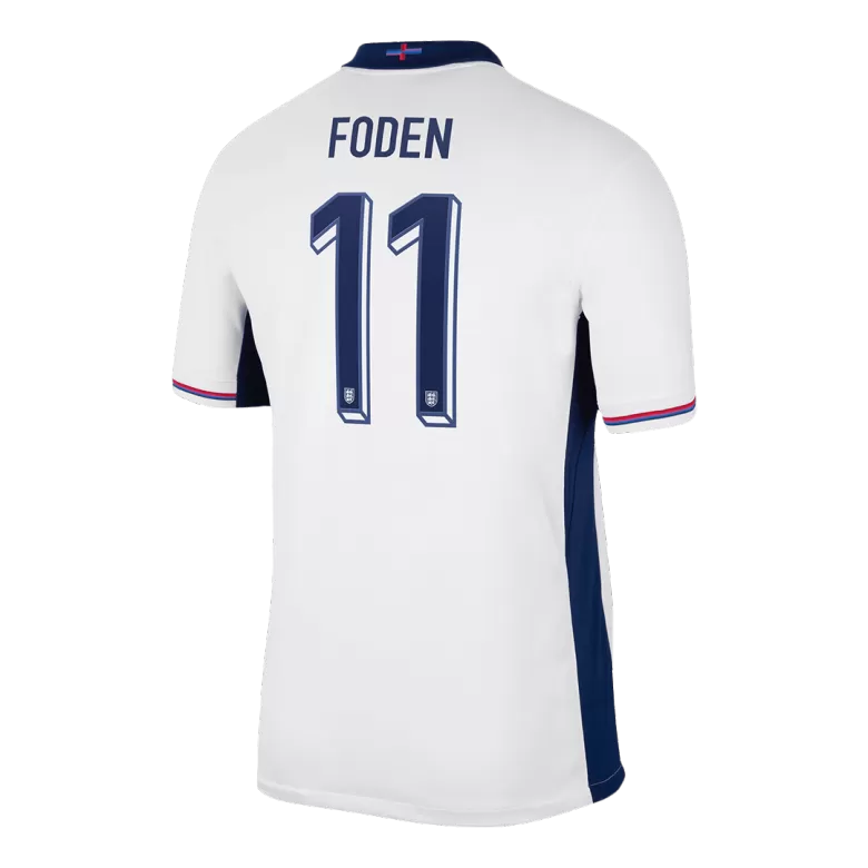 England Jersey Custom FODEN #11 Soccer Jersey Home 2024 - bestsoccerstore