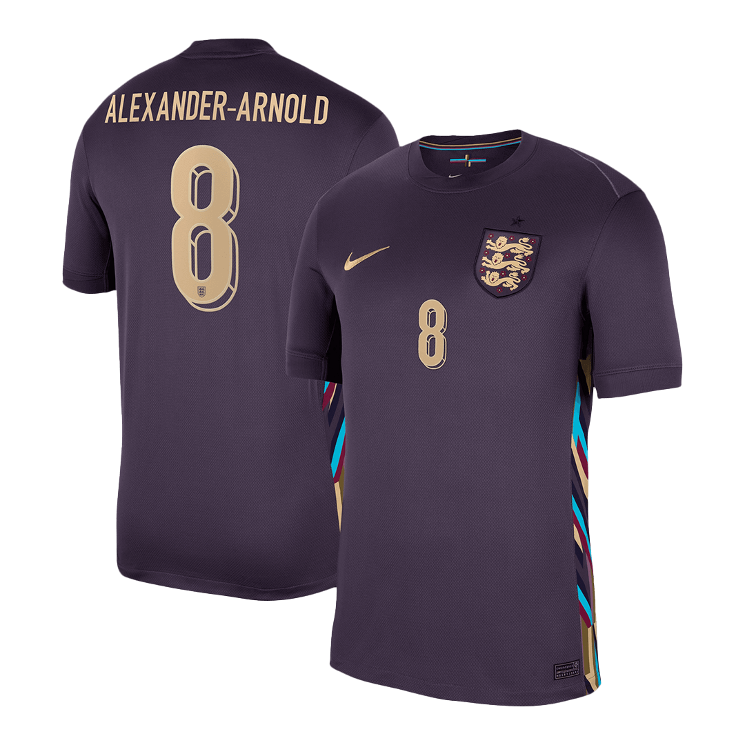 England Jersey Custom ALEXANDER-ARNOLD #8 Soccer Jersey Away - bestsoccerstore