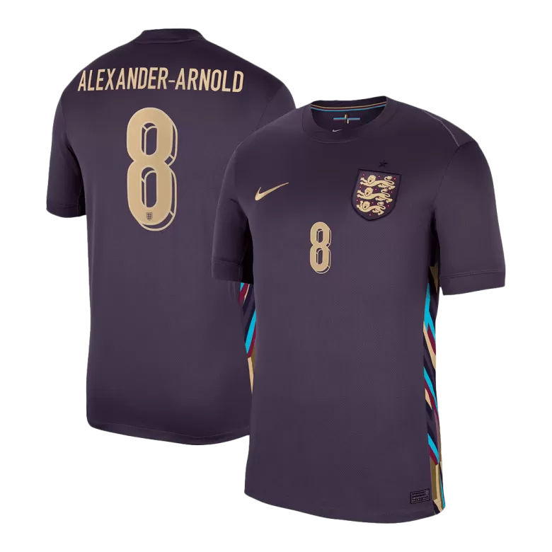 England Jersey Custom ALEXANDER-ARNOLD #8 Soccer Jersey Away 2024 - bestsoccerstore