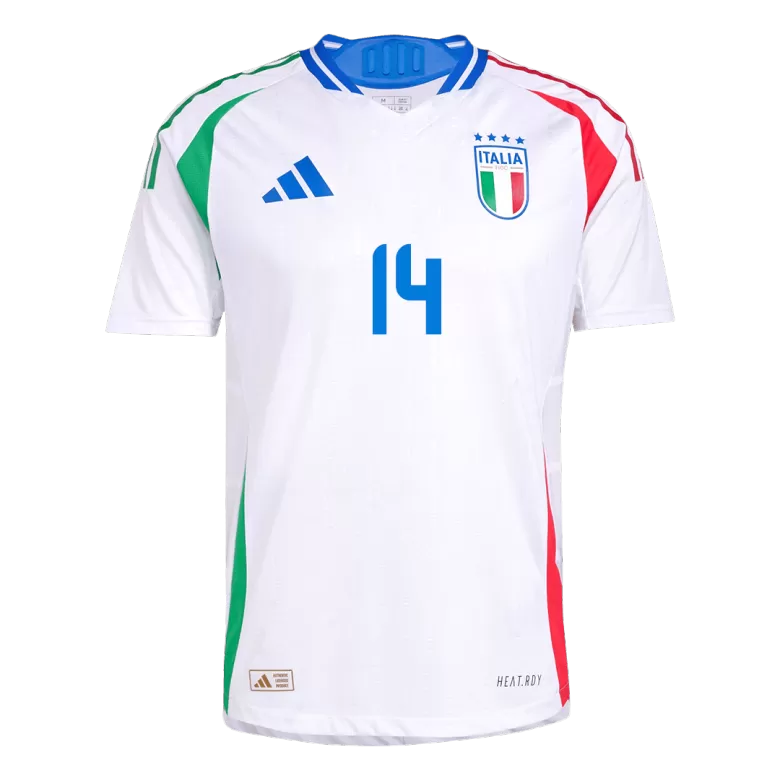 Authentic CHIESA #14 Soccer Jersey Italy Away Shirt 2024 - bestsoccerstore