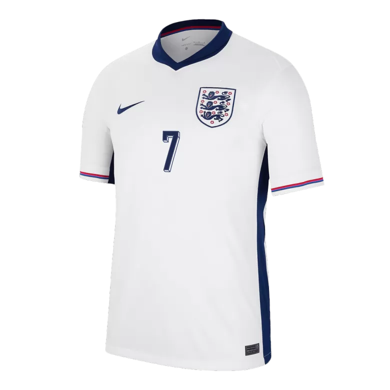 England Jersey Custom SAKA #7 Soccer Jersey Home 2024 - bestsoccerstore