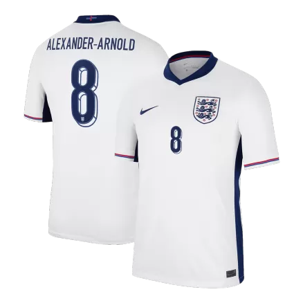 England Jersey Custom ALEXANDER-ARNOLD #8 Soccer Jersey Home 2024 - bestsoccerstore