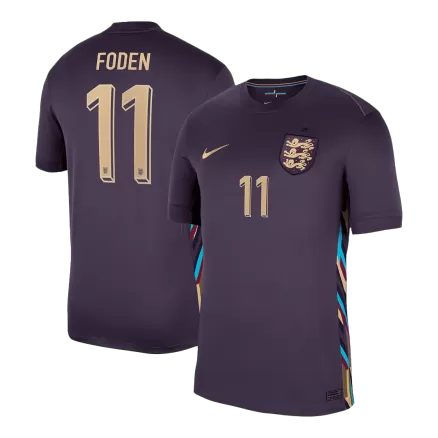 England Jersey Custom FODEN #11 Soccer Jersey Away 2024 - bestsoccerstore