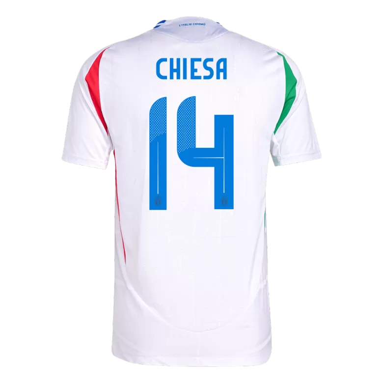 Authentic CHIESA #14 Soccer Jersey Italy Away Shirt 2024 - bestsoccerstore