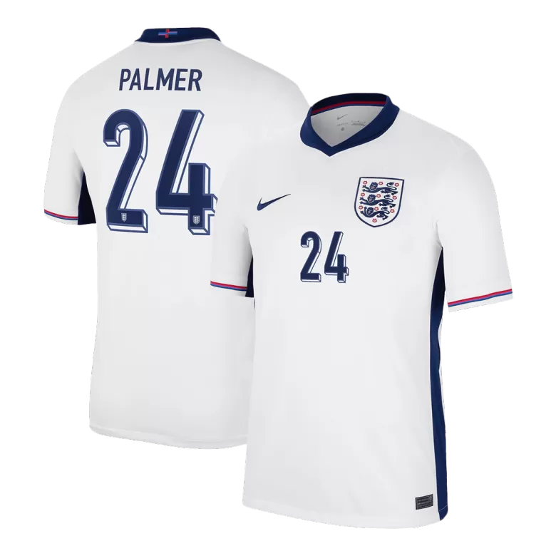 England Jersey Custom PALMER #24 Soccer Jersey Home 2024 - bestsoccerstore