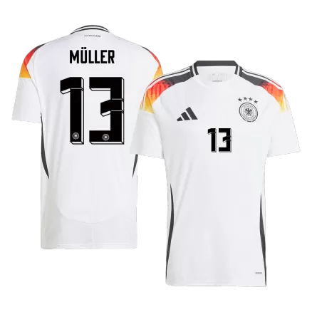 Germany Jersey Custom MÜLLER #13 Soccer Jersey Home 2024 - bestsoccerstore