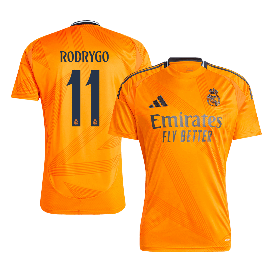Real Madrid Jersey Custom RODRYGO #11 Soccer Jersey Away - bestsoccerstore