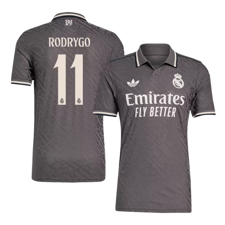 Authentic RODRYGO #11 Soccer Jersey Real Madrid Third Away Shirt 2024/25 - bestsoccerstore