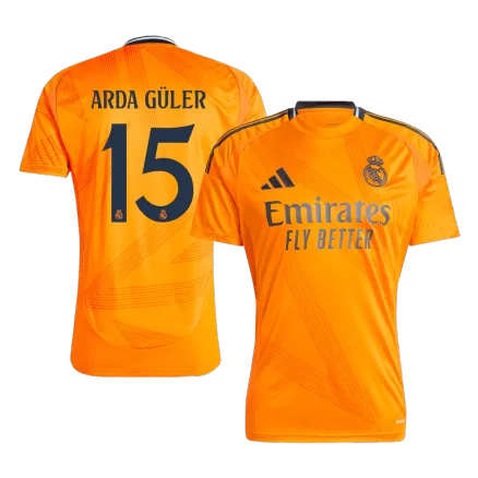 Real Madrid Jersey Custom ARDA GÜLER #15 Soccer Jersey Away 2024/25 - bestsoccerstore