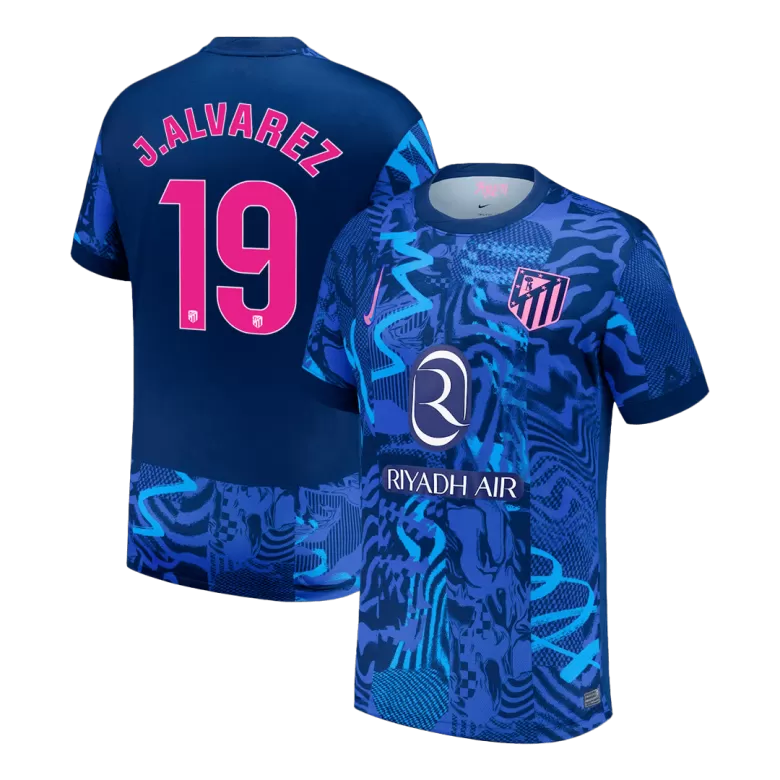 J.ALVAREZ #19 Atletico Madrid Soccer Jersey Third Away Custom Shirt 2024/25 - bestsoccerstore