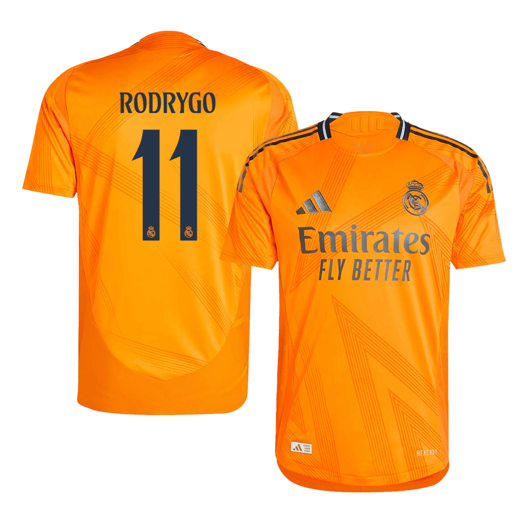 Real Madrid RODRYGO #11 Away Custom Player Version Soccer Jersey - bestsoccerstore