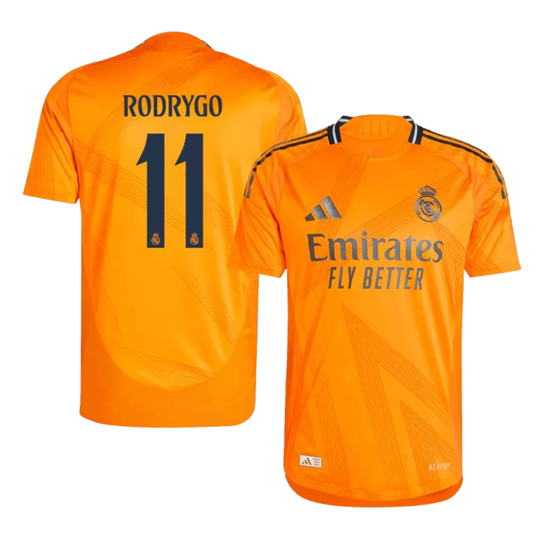 Authentic RODRYGO #11 Soccer Jersey Real Madrid Away Shirt 2024/25 - bestsoccerstore