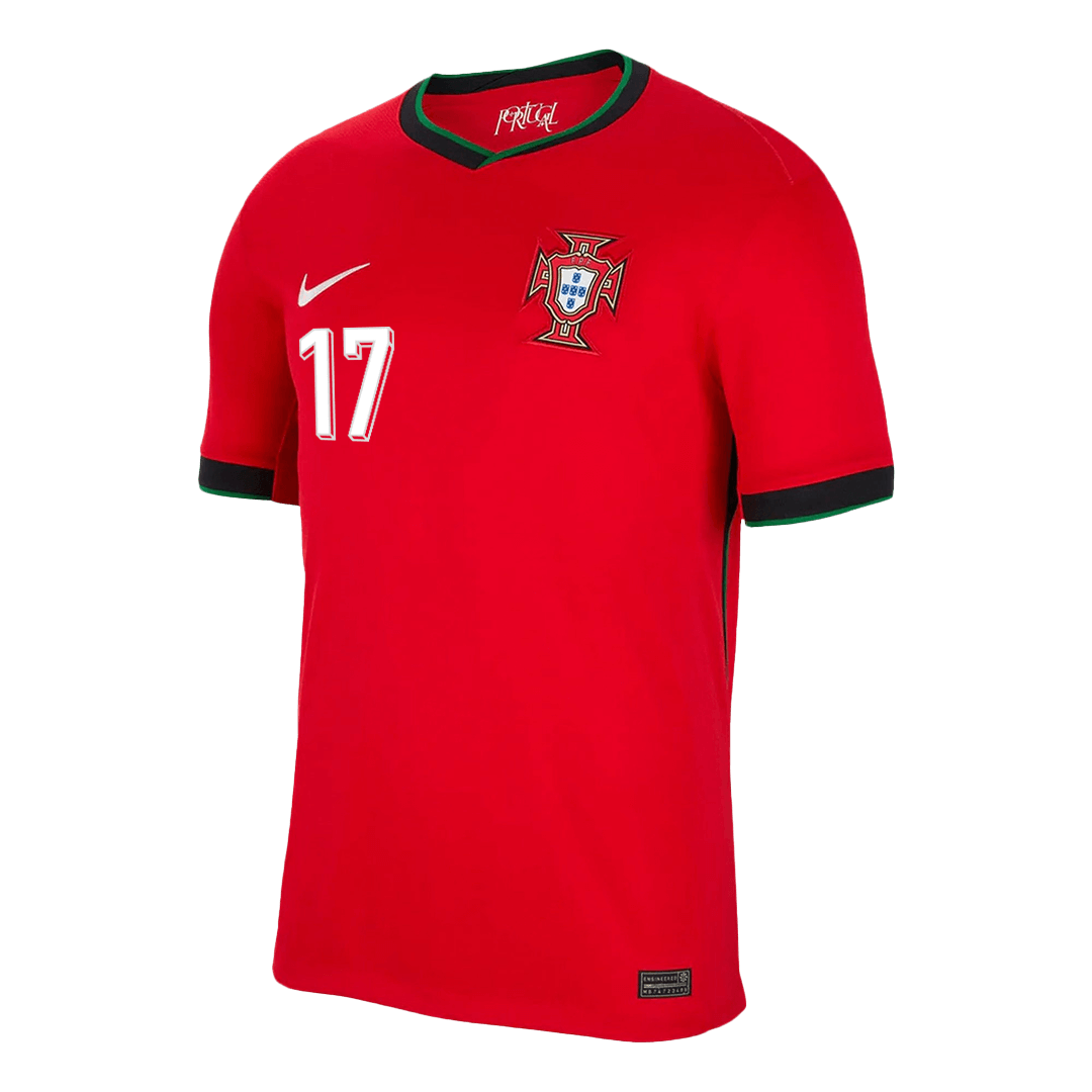 Portugal Jersey Custom R.LEÃO #17 Soccer Jersey Home