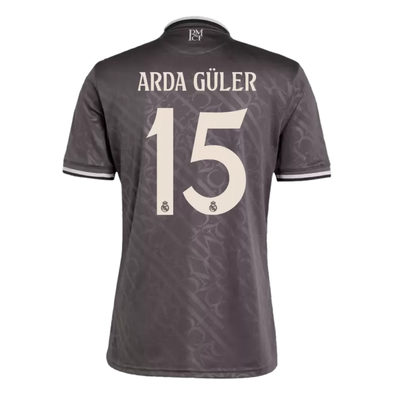 Real Madrid Jersey Custom ARDA GÜLER #15 Soccer Jersey Third Away 2024/25 - bestsoccerstore