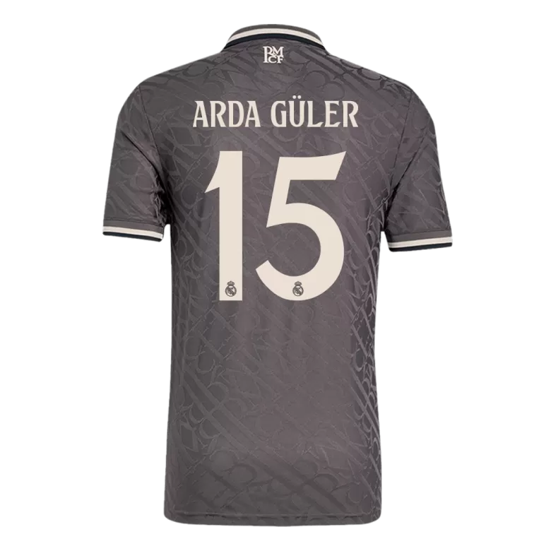 Authentic ARDA GÜLER #15 Soccer Jersey Real Madrid Third Away Shirt 2024/25 - bestsoccerstore