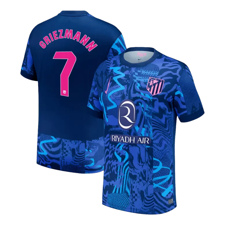 GRIEZMANN #7 Atletico Madrid Soccer Jersey Third Away Custom Shirt 2024/25 - bestsoccerstore