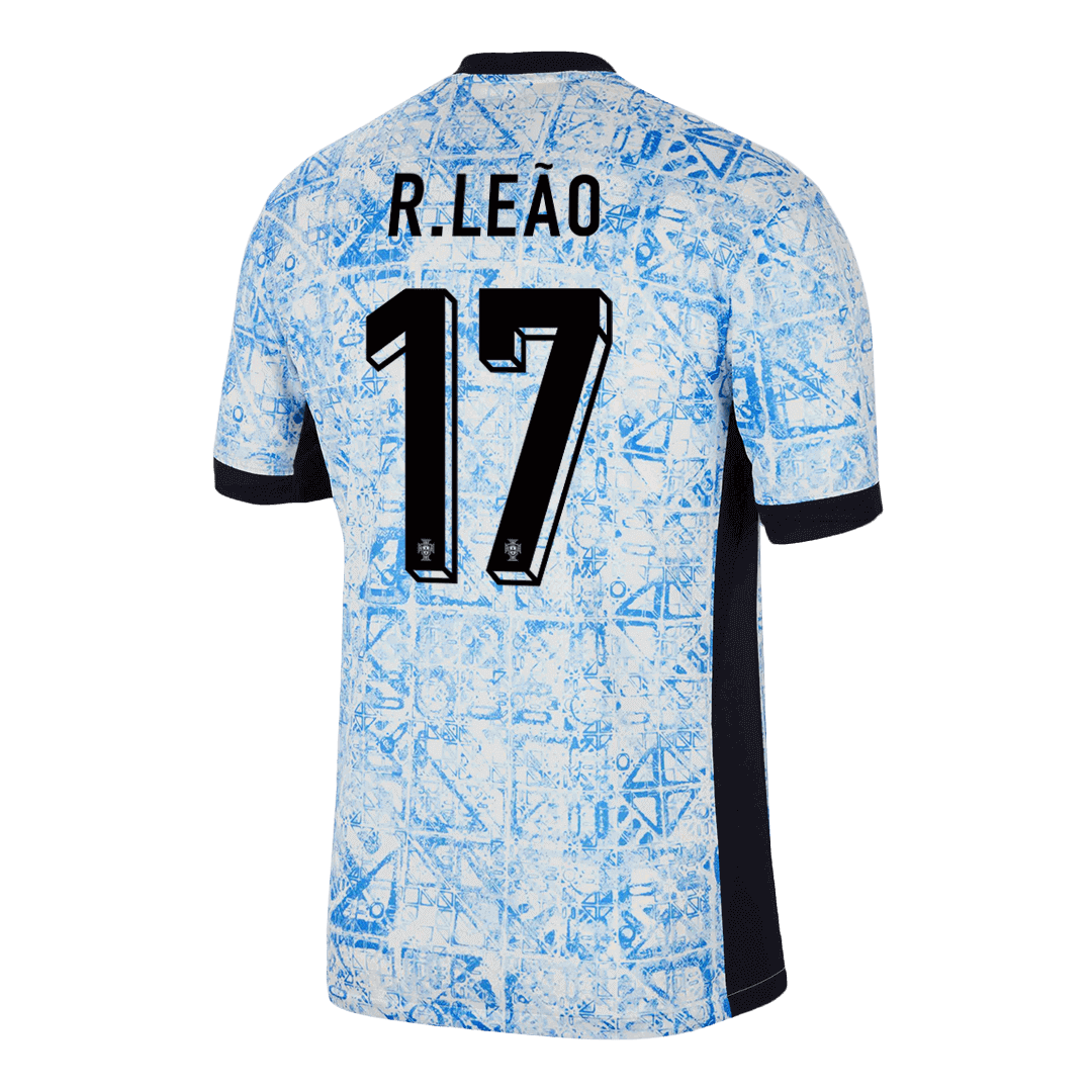 R.LEÃO #17 Portugal Soccer Jersey Away Custom Shirt