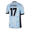 R.LEÃO #17 Portugal Soccer Jersey Away Custom Shirt 2024 - bestsoccerstore