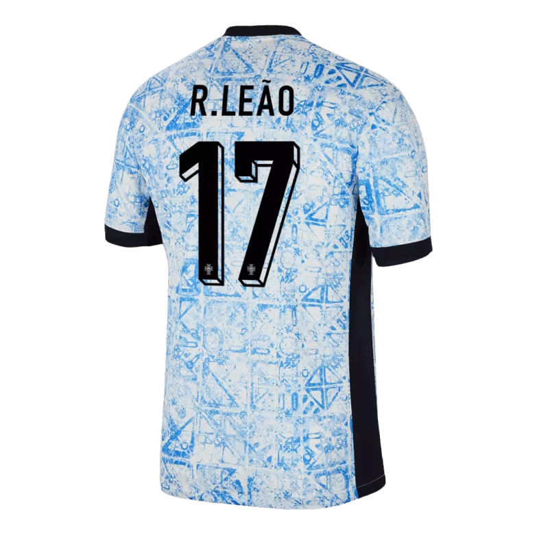 R.LEÃO #17 Portugal Soccer Jersey Away Custom Shirt 2024 - bestsoccerstore