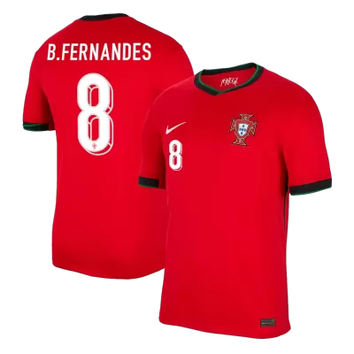 Portugal Jersey Custom B.FERNANDES #8 Soccer Jersey Home 2024 - bestsoccerstore