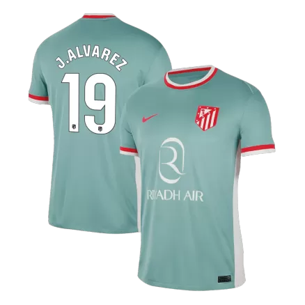 J.ALVAREZ #19 Atletico Madrid Soccer Jersey Away Custom Shirt 2024/25 - bestsoccerstore