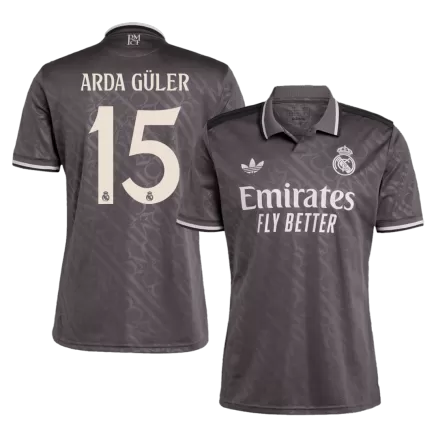 Real Madrid Jersey Custom ARDA GÜLER #15 Soccer Jersey Third Away 2024/25 - bestsoccerstore