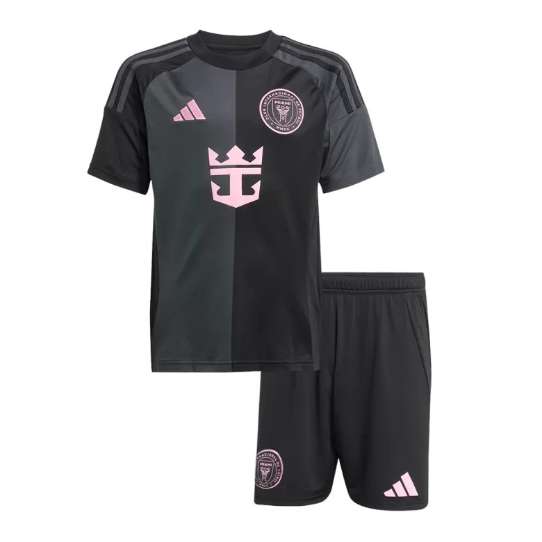 Kids Inter Miami CF Custom Away Soccer Kits 2025 - bestsoccerstore