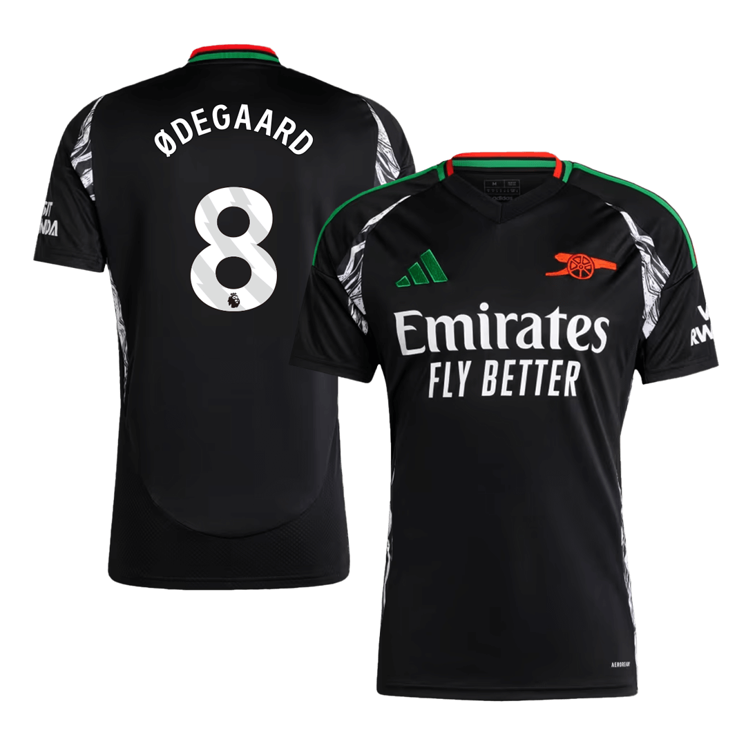 ØDEGAARD #8 Arsenal Soccer Jersey Away Custom Shirt - bestsoccerstore