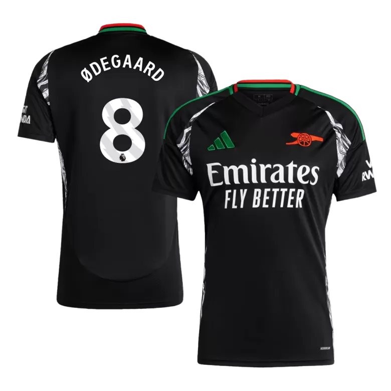 ØDEGAARD #8 Arsenal Soccer Jersey Away Custom Shirt 2024/25 - bestsoccerstore