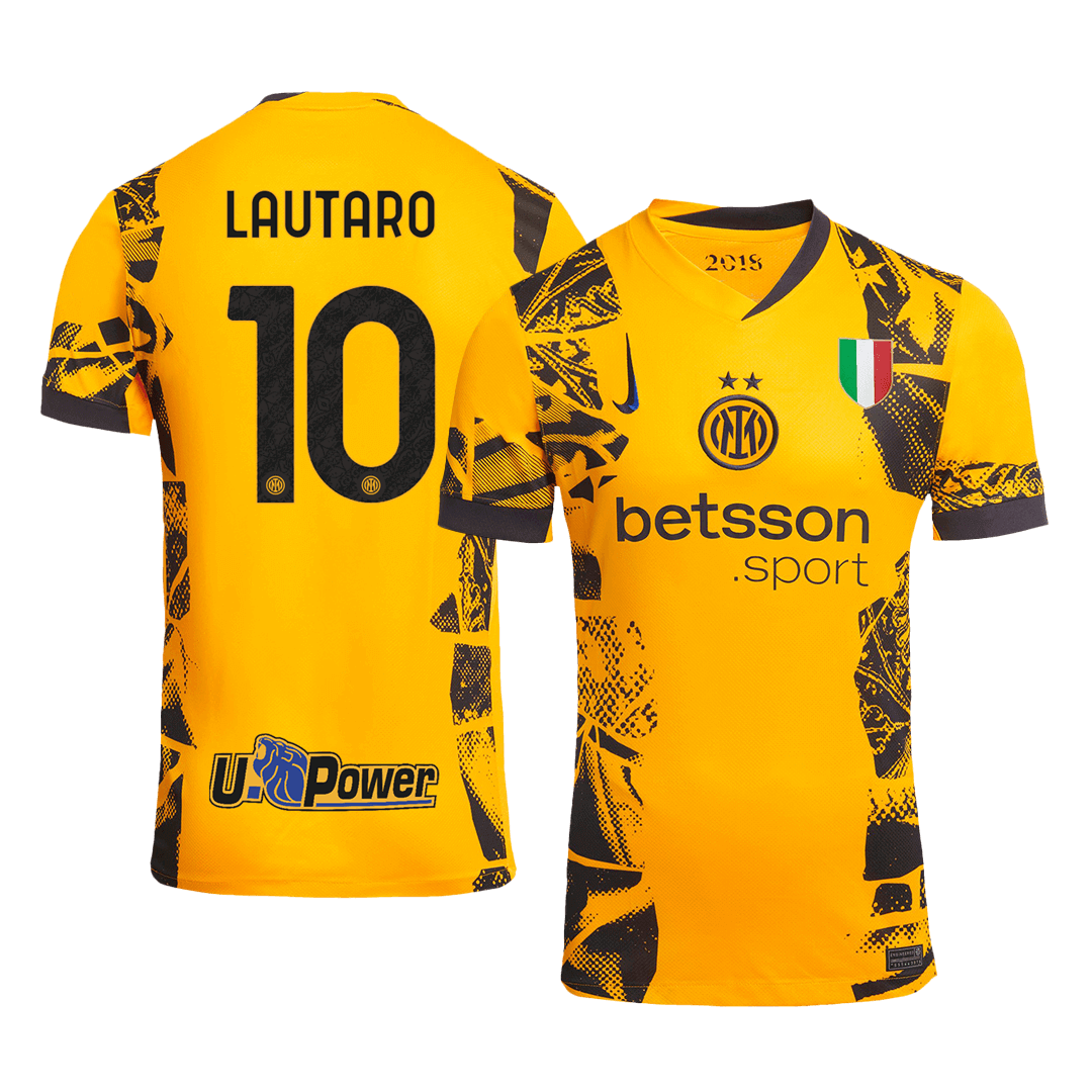 LAUTARO #10 Inter Milan Soccer Jersey Third Away Custom Shirt - bestsoccerstore