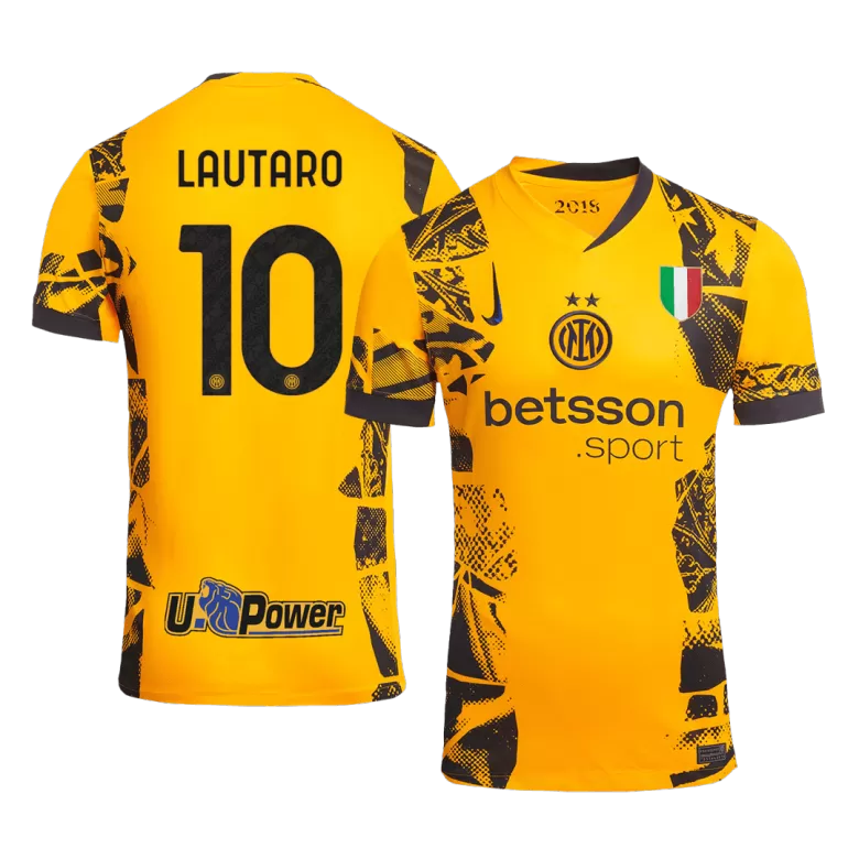 LAUTARO #10 Inter Milan Soccer Jersey Third Away Custom Shirt 2024/25 - bestsoccerstore