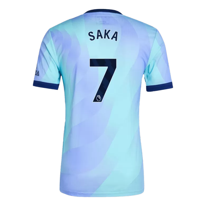 Authentic SAKA #7 Soccer Jersey Arsenal Third Away Shirt 2024/25 - bestsoccerstore