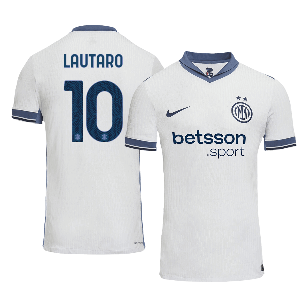 Inter Milan LAUTARO #10 Away Custom Player Version Soccer Jersey - bestsoccerstore