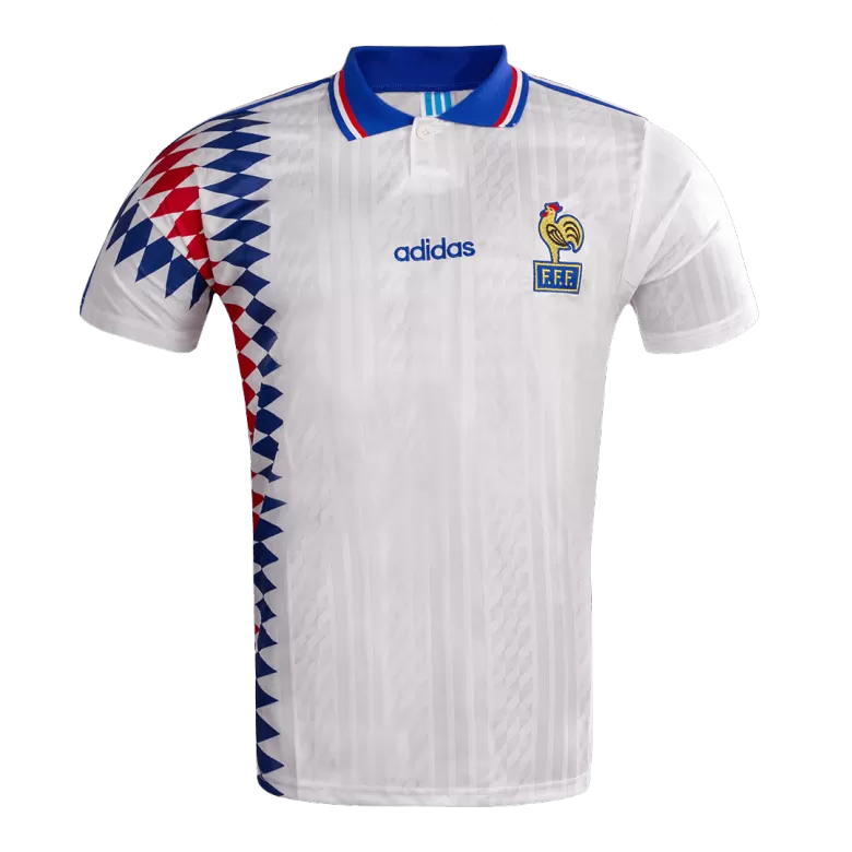 France Retro Jersey Away Soccer Shirt 1994 - bestsoccerstore